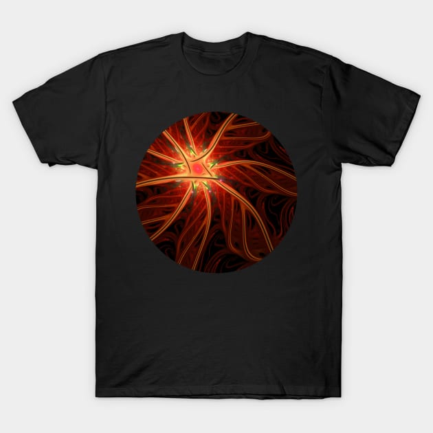 Flower of Fire T-Shirt by ElviraDraat